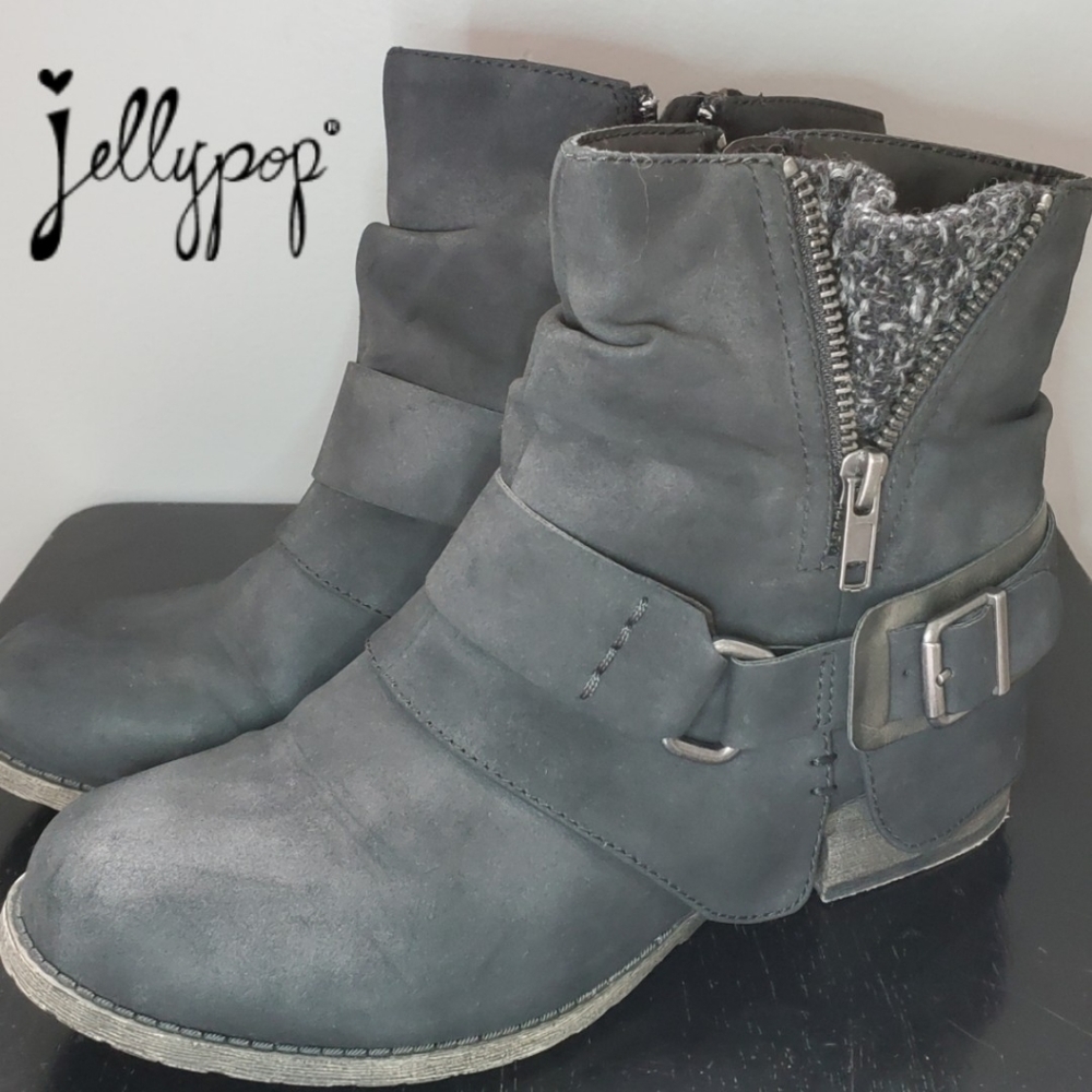 Jellypop Libra Moto Boots Size 6M